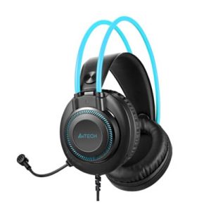 A4Tech FSTYLER FH200i 3.5mm Stereo Blue Conference Over Ear Headphone 1