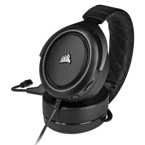 corsair hs50 pro wired black stereo gaming headphone carbon 6