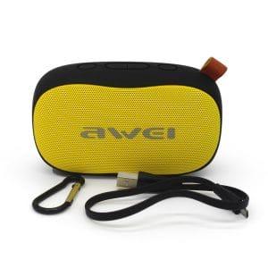 awei y900 mini portable wireless bluetooth speaker yellow 1