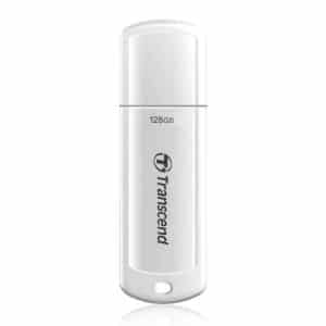 Transcend Jetflash 730 128gb Usb 3.1 White Pen Drive New 1